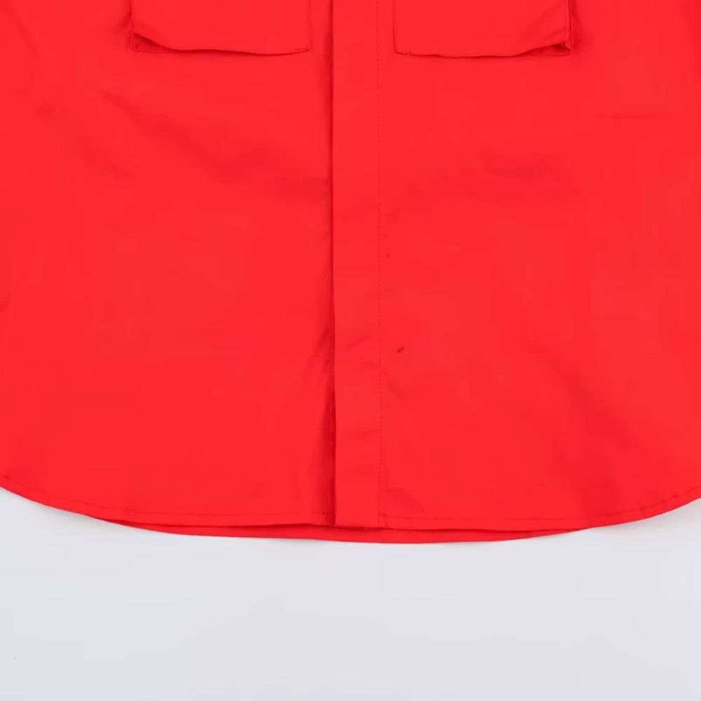 ZARA Red Long Sleeve Pocket Shirt